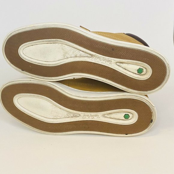 Timberland Women's Tan High-Top Sneakers - Picture 9 of 9